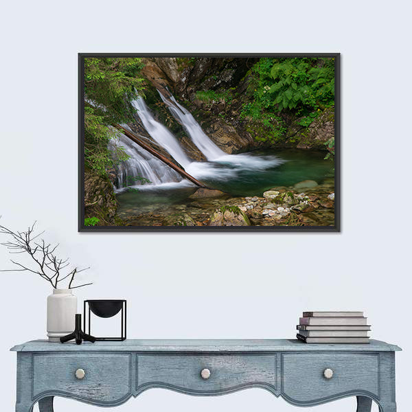 Mountain Mickiewicz Waterfall Canvas Wall Art