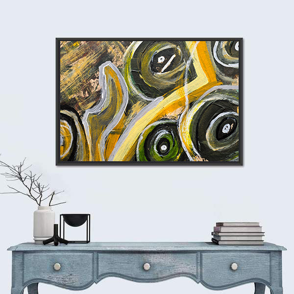 Brush Strokes Texture Canvas Wall Art