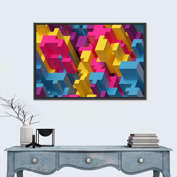 3D Digital Illustration Canvas Wall Art