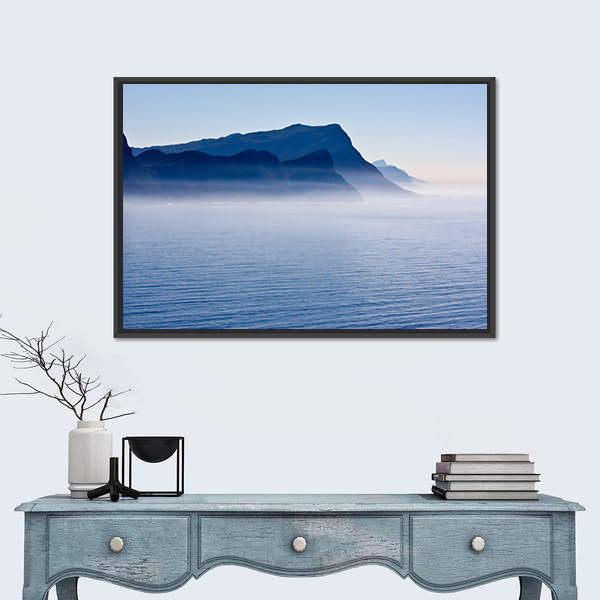 South African Coastline Near Cape Town Canvas Wall Art