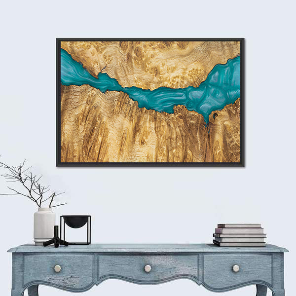 River Flow Artwork Canvas Wall Art
