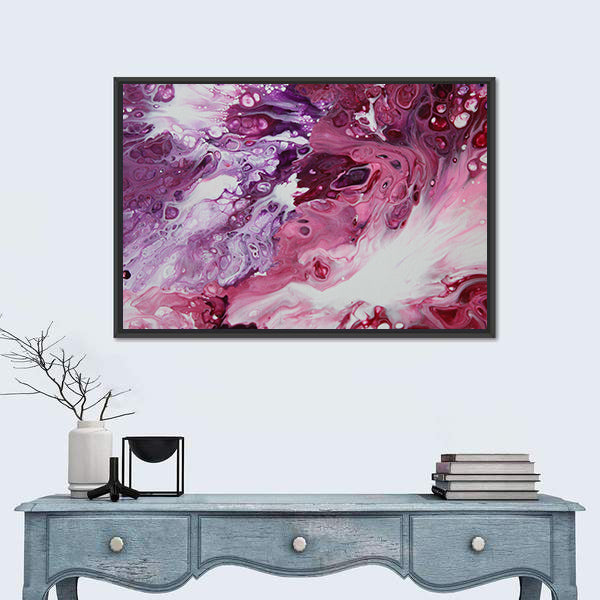 Clashing Tempest Abstract Canvas Wall Art