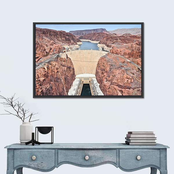 Hoover Dam in United States Canvas Wall Art