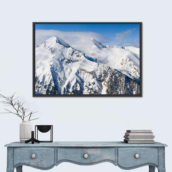 Alpine Ski Resort Bansko In Bulgaria Canvas Wall Art