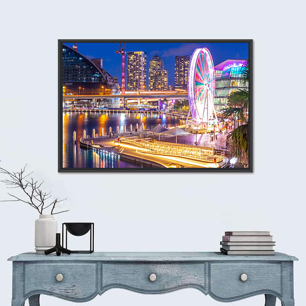 Sydney Harbour Skyline Canvas Wall Art