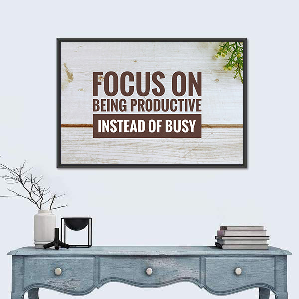 Quote For Creativity Canvas Wall Art