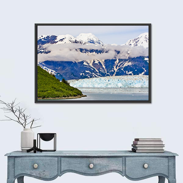 Haenke Island In Hubbard Glacier Alaska Canvas Wall Art