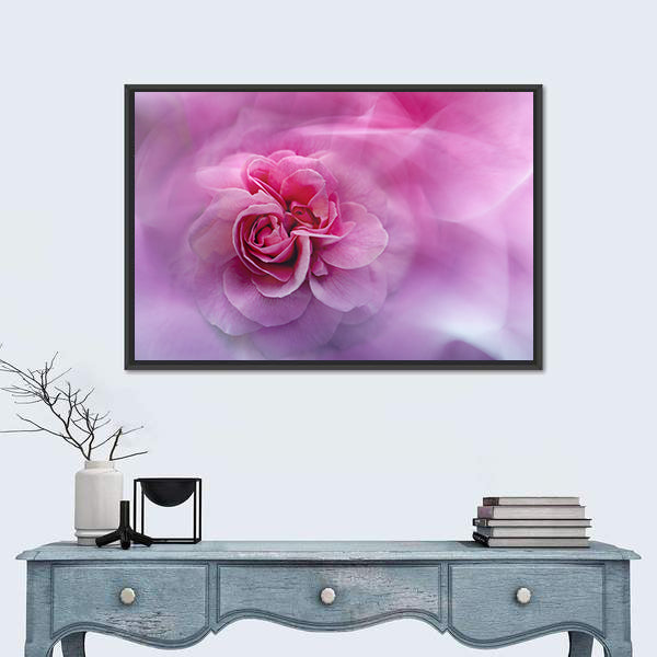 Scenic Rose Abstract Canvas Wall Art