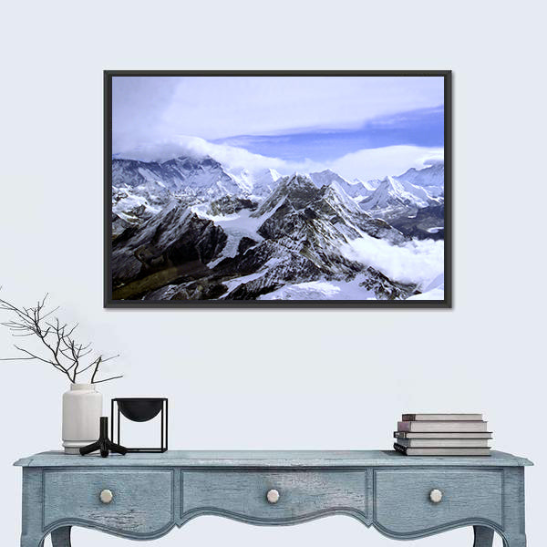 Himalayan Snow-capped Peaks Canvas Wall Art