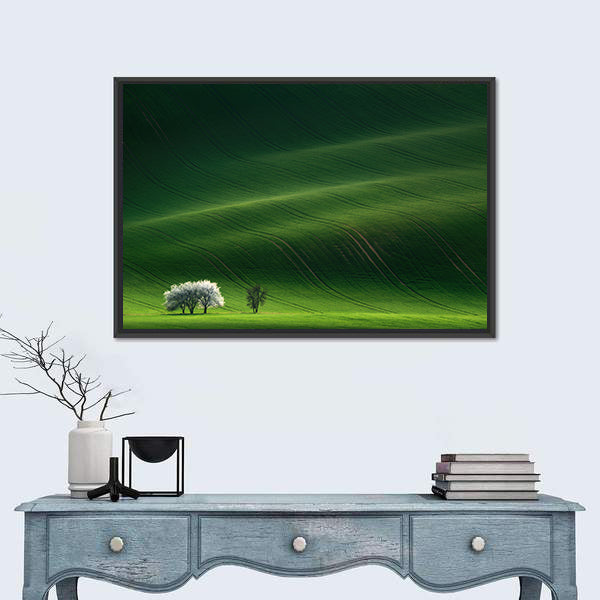 Moravian Green Rolling In Czech Republic Canvas Wall Art
