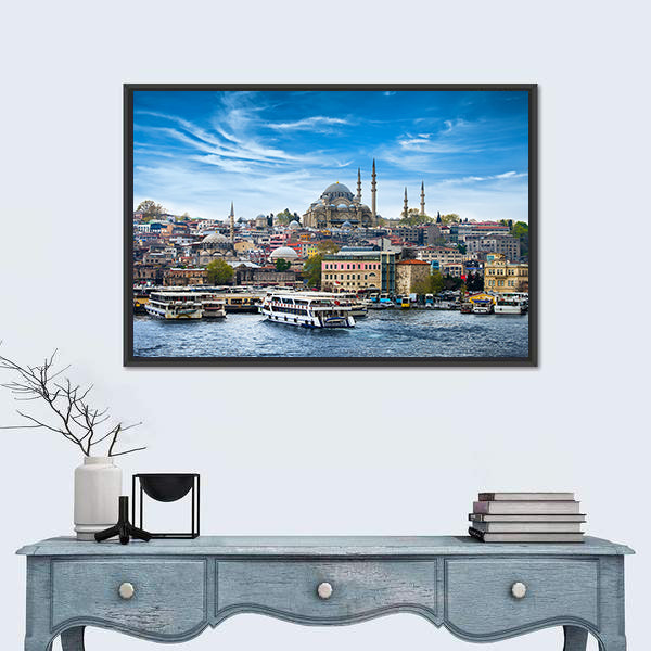 Istanbul The Capital Of Turkey Canvas Wall Art