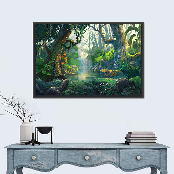 Fantasy Forest Canvas Wall Art