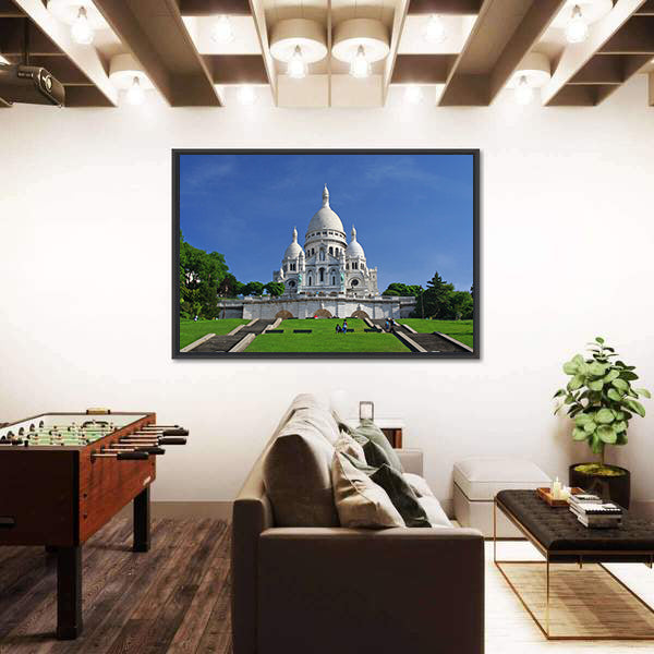 Sacré-cœur Basilica in Montmartre, Paris Canvas Wall Art