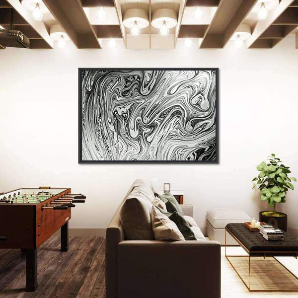 Soap Bubbles Pattern Canvas Wall Art
