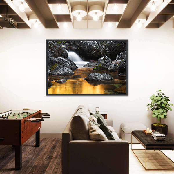 The Macieira River In Peneda Geres National Park Portugal Canvas Wall Art