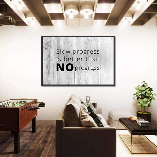 Quote For Keep Working Canvas Wall Art