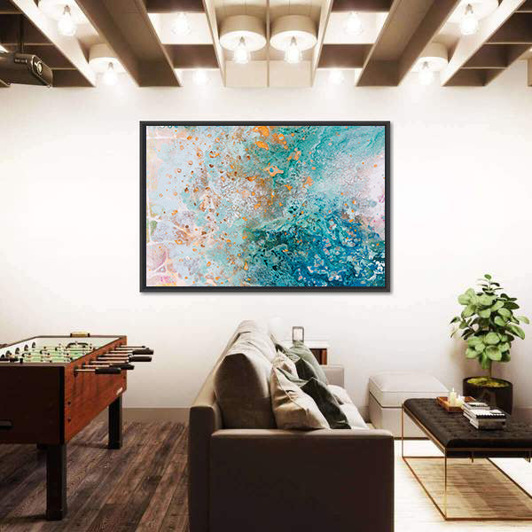 Hand Painted Sea Beach Canvas Wall Art