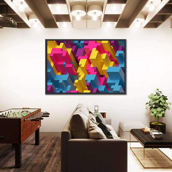 3D Digital Illustration Canvas Wall Art