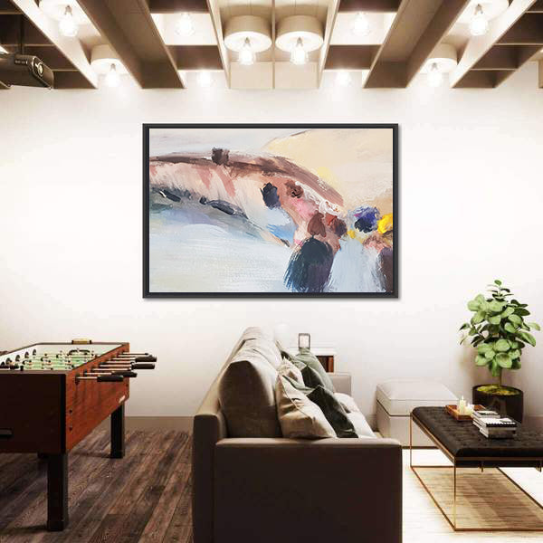 Hand Drawn Sea Sketch Canvas Wall Art