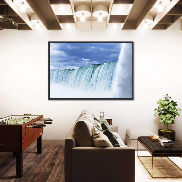 Niagara Falls Horseshoe In Canada Canvas Wall Art