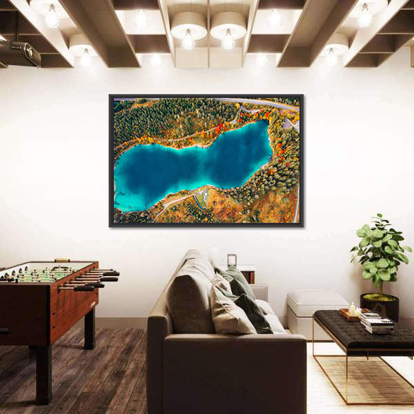 Urisee Lake In Austria Canvas Wall Art