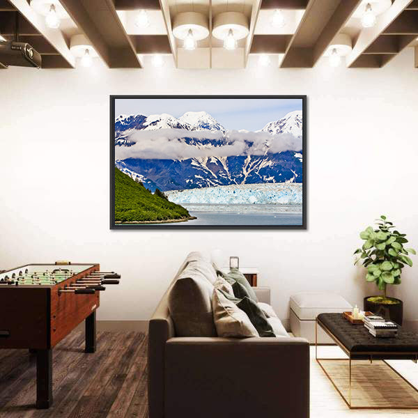 Haenke Island In Hubbard Glacier Alaska Canvas Wall Art