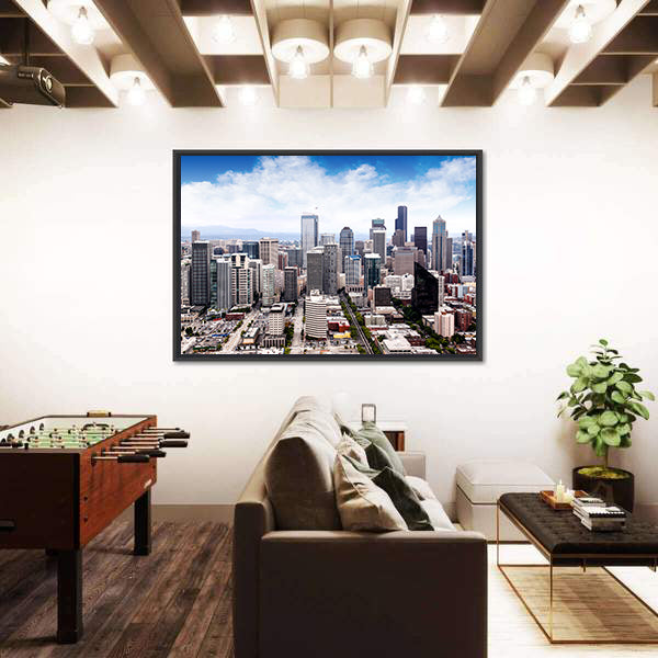 Seattle Cityscape Canvas Wall Art