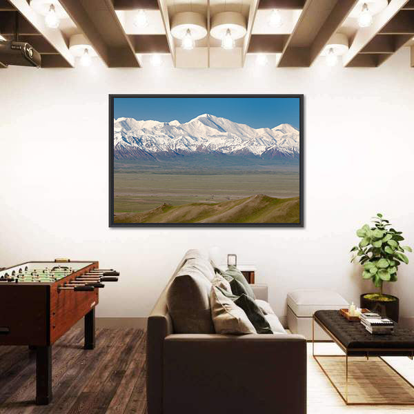 Pamir Mountain And Pik Lenin, Kyrgyzstan Canvas Wall Art