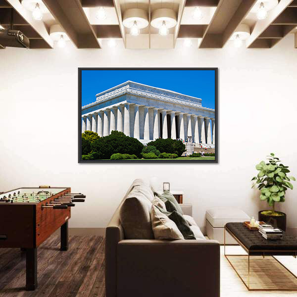 Lincoln Memorial in Washington Dc Canvas Wall Art