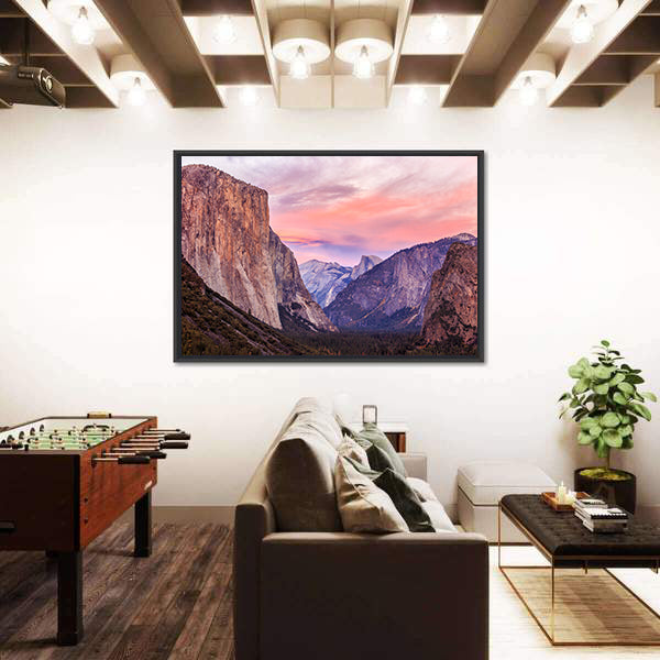 Yosemite National Park Valley Canvas Wall Art