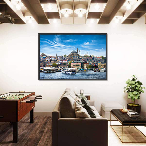 Istanbul The Capital Of Turkey Canvas Wall Art