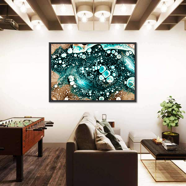 Bizarre Shapes Pattern Canvas Wall Art
