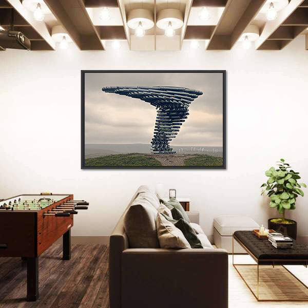 Singing Ringing Tree Sculpture in Lancashire Canvas Wall Art