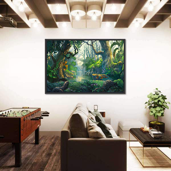 Fantasy Forest Canvas Wall Art