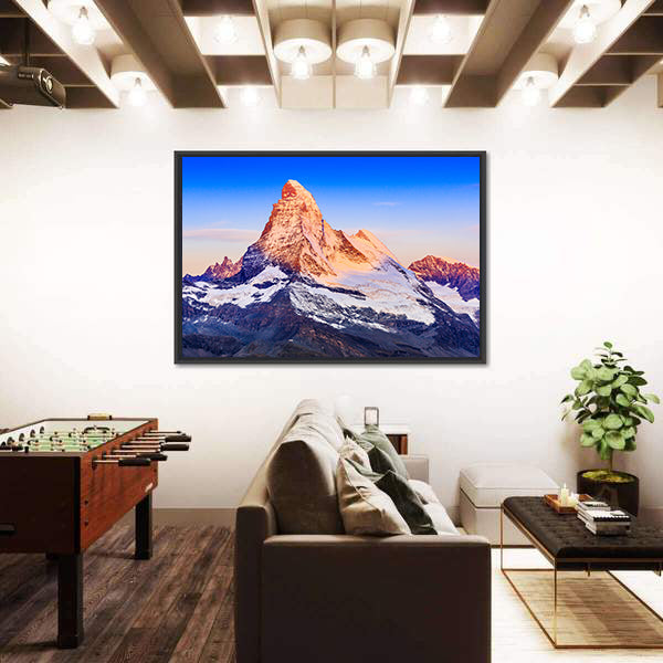Matterhorn At Sunrise Canvas Wall Art