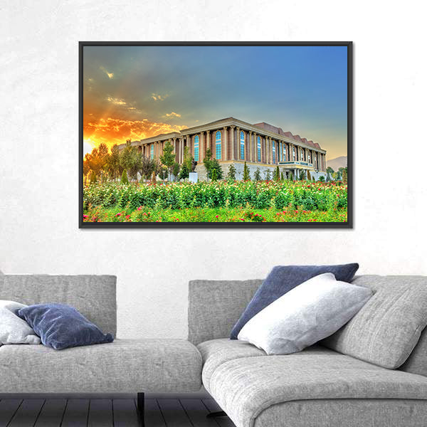 National Museum Of Tajikistan In Dushanbe Canvas Wall Art