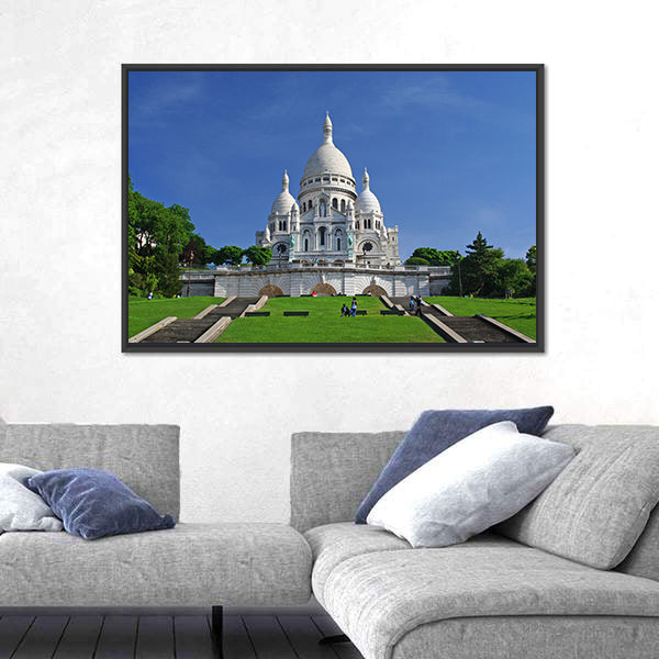 Sacré-cœur Basilica in Montmartre, Paris Canvas Wall Art