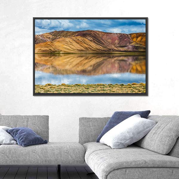 Bulunkul Lake In Pamir In Tajikistan Canvas Wall Art