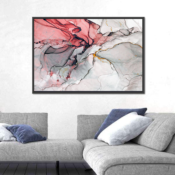 Alcohol Ink Abstract Canvas Wall Art