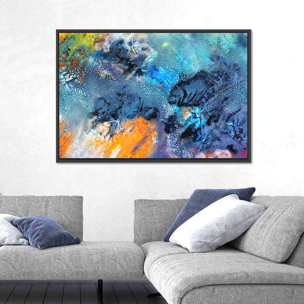 Icy Bright Texture Canvas Wall Art