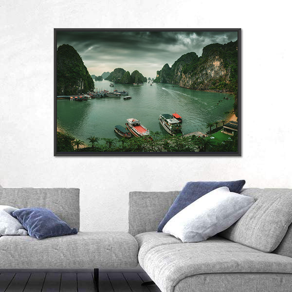 Ha Long Bay In Vietnam Canvas Wall Art