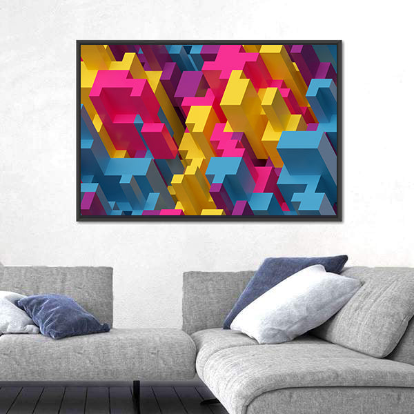 3D Digital Illustration Canvas Wall Art