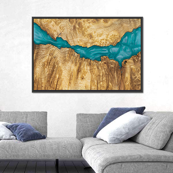 River Flow Artwork Canvas Wall Art