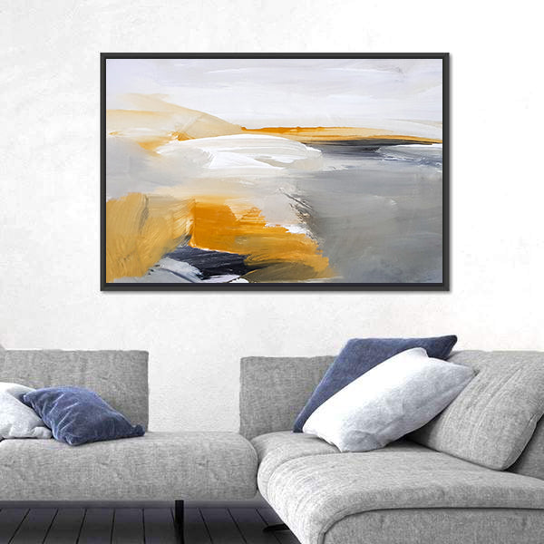 Flowing River Artwork Canvas Wall Art