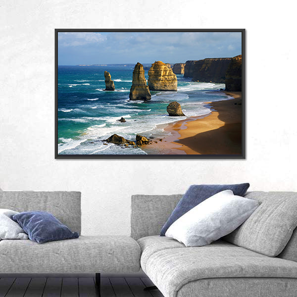 12 Apostles In Australia Canvas Wall Art