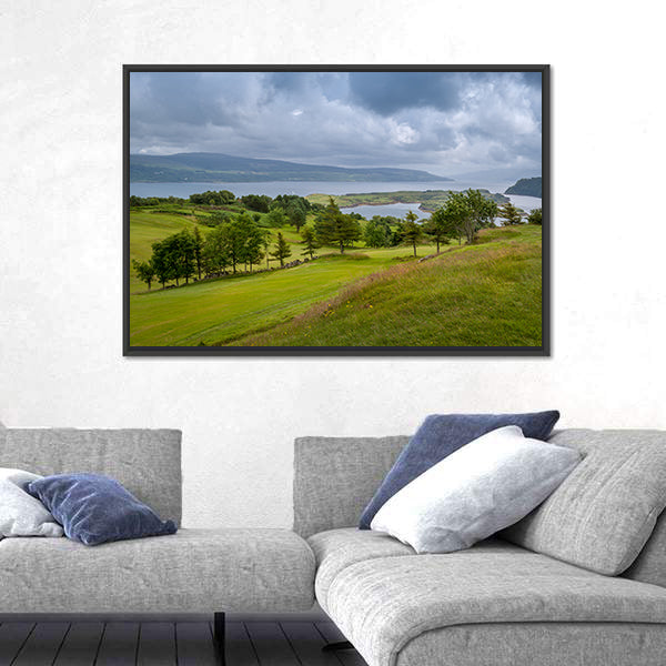 Tobermory Bay Coastal Landscape Canvas Wall Art