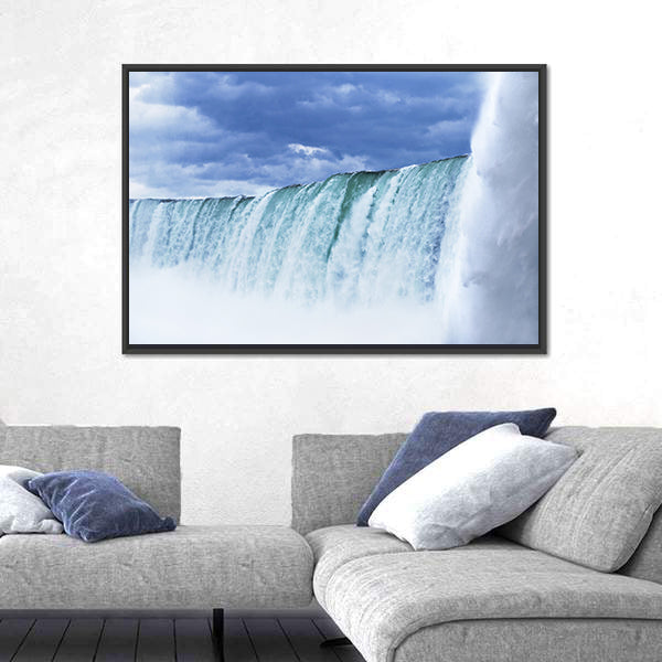 Niagara Falls Horseshoe In Canada Canvas Wall Art