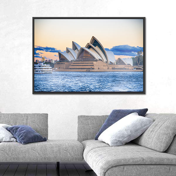 Sydney Opera House at Sunset Canvas Wall Art