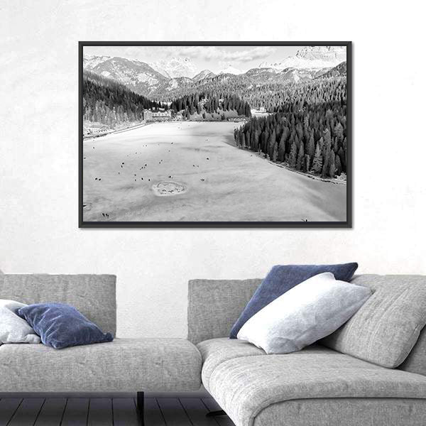 Dolomites at Misurina, Italy Canvas Wall Art