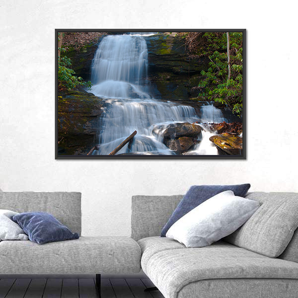 Desoto Falls, Georgia Canvas Wall Art